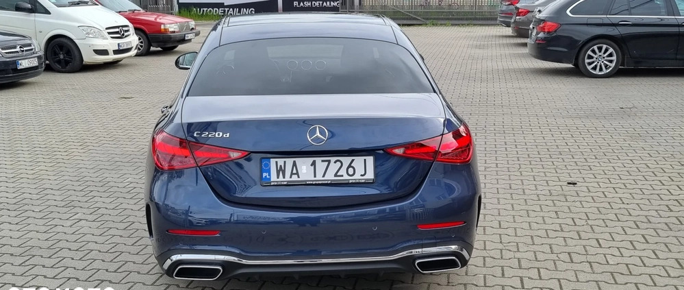 Mercedes-Benz Klasa C cena 209000 przebieg: 6000, rok produkcji 2023 z Tykocin małe 137